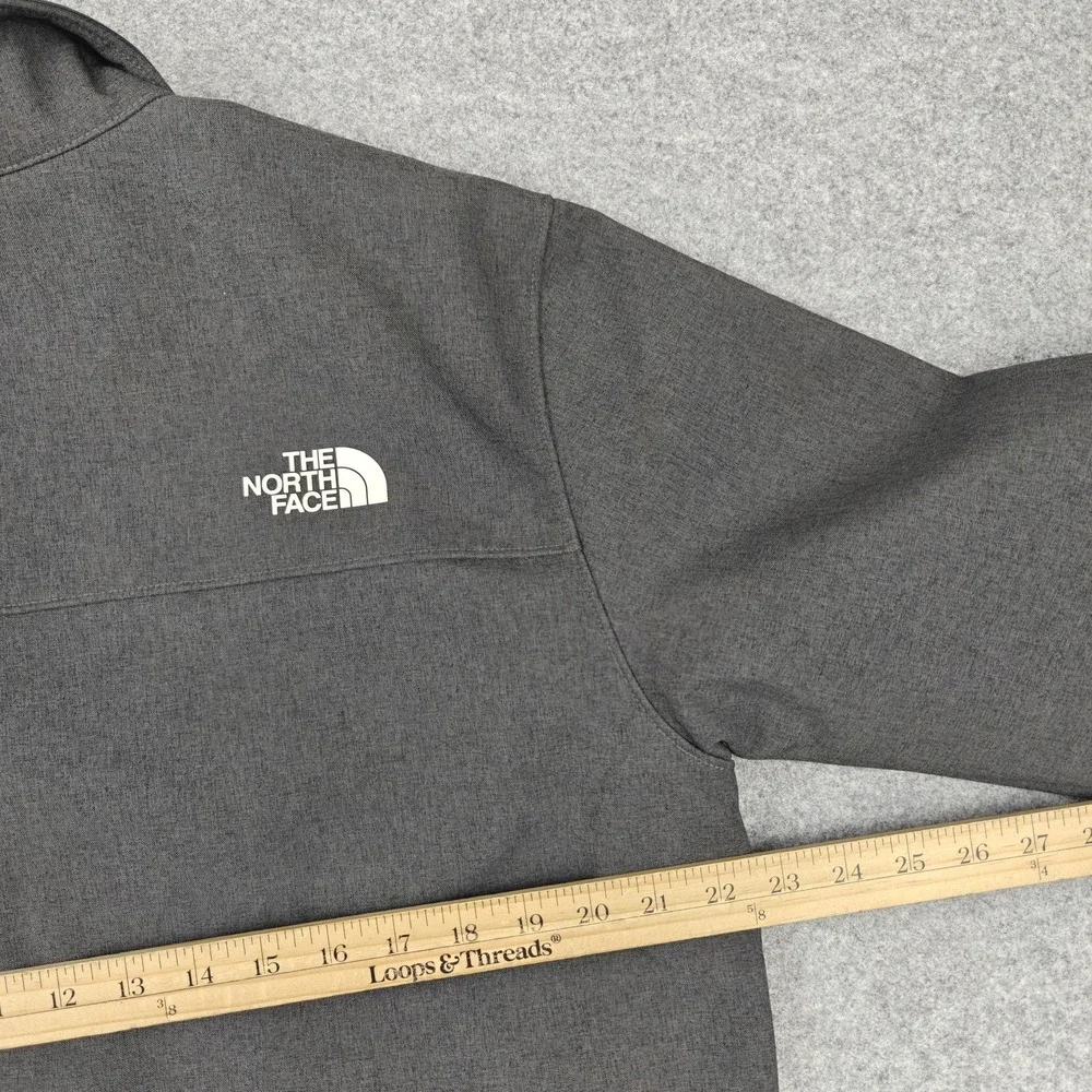 The North Face‎ Jacket Mens Large Gray Windwall Softshell Full Zip NF0A4R2ADYZ
